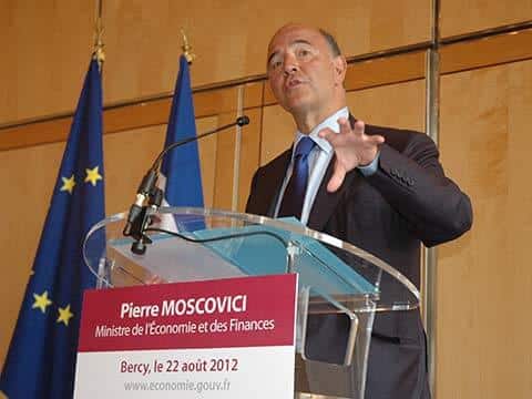 Le ministre de l’économie et des finances Pierre Moscovi