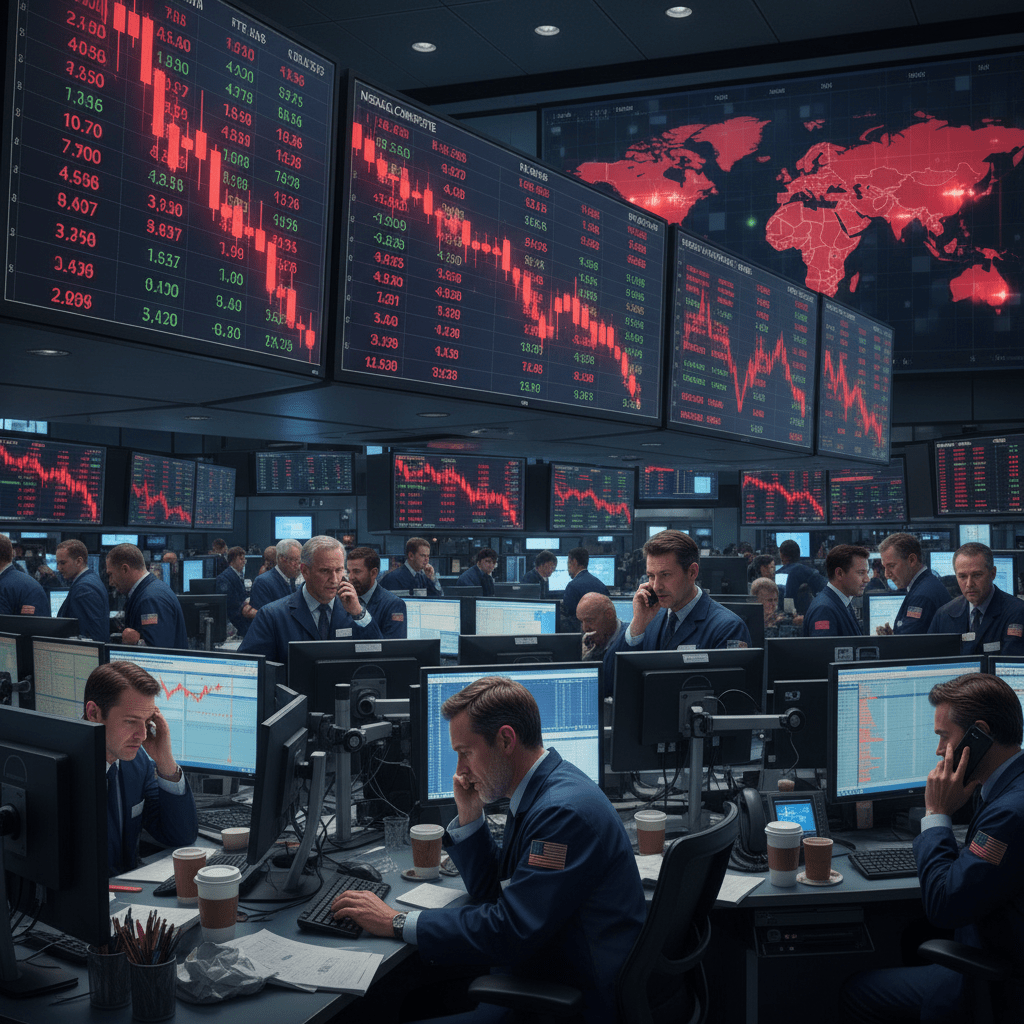 découvrez une analyse approfondie des fortes baisses des indices boursiers mondiaux et des tendances actuelles influençant les marchés financiers.