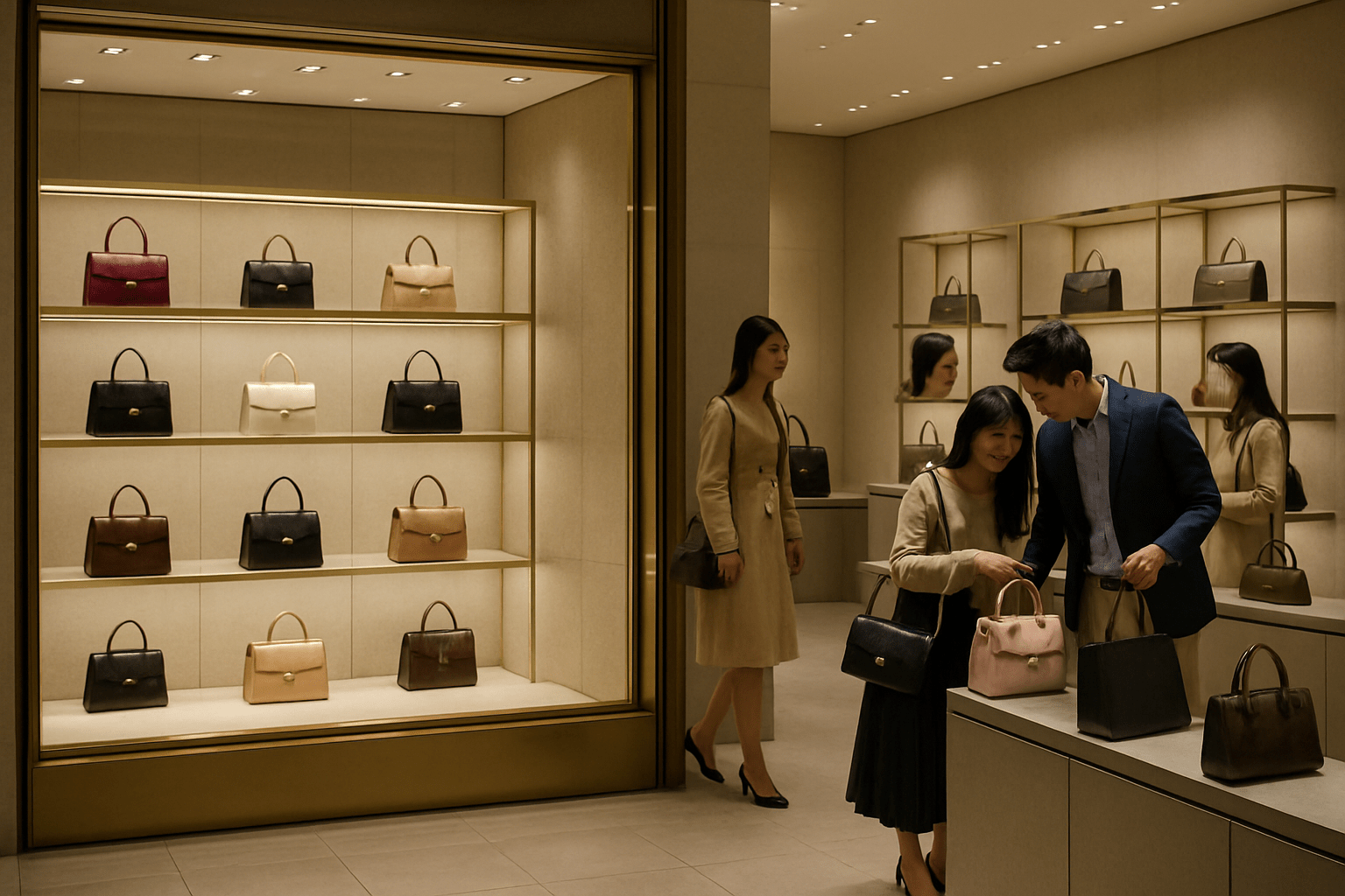 analyse des défis actuels du secteur du luxe face aux turbulences boursières et des opportunités de croissance offertes par le marché chinois.